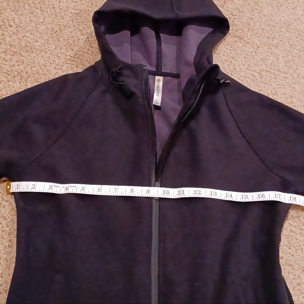 Fabletics Black Hooded Performance Soft Shell Jac… - image 8